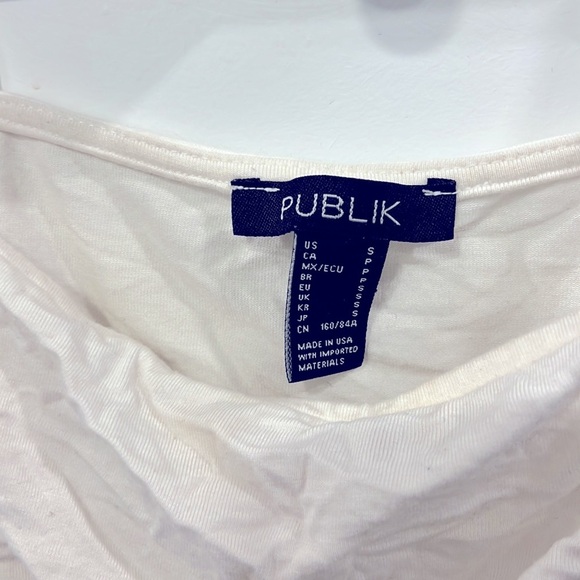 Adjustable | Small | White Crop Top | Soft & Stretchy | Boho Style | Pre-Loved - Picture 4 of 4